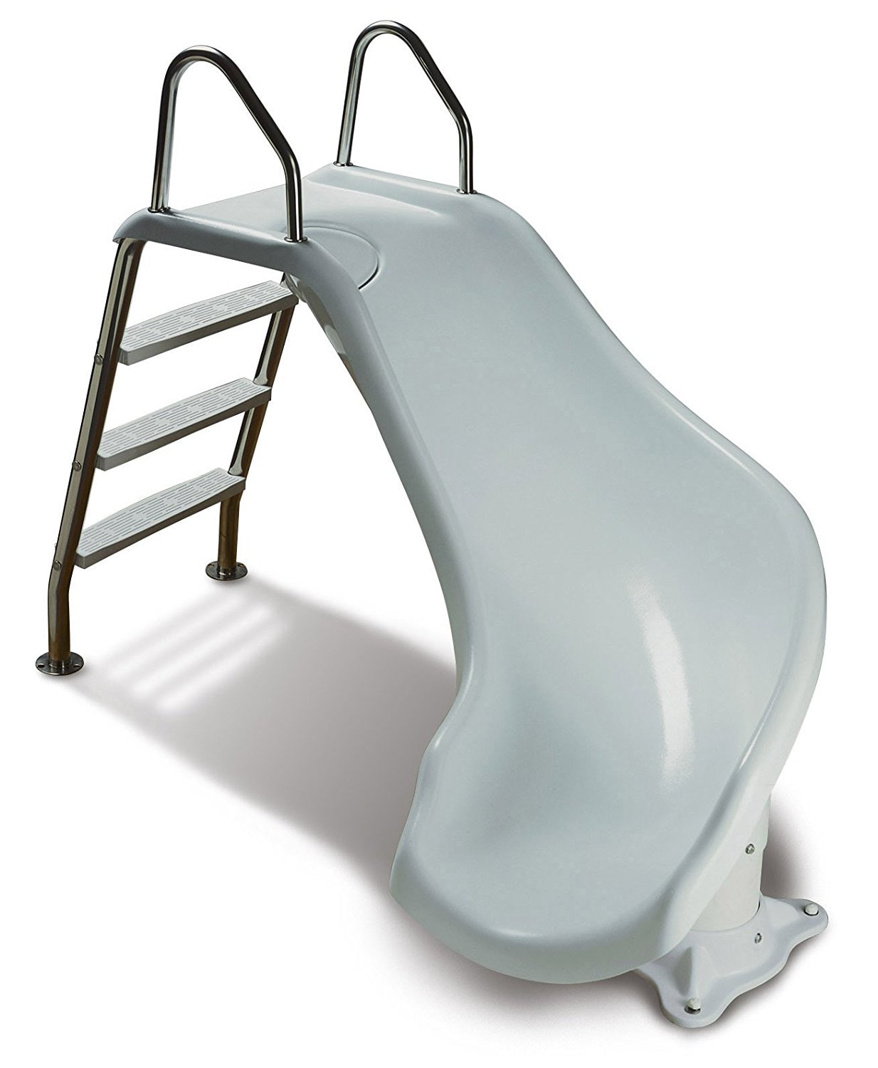 Pool slide for clearance above ground pool