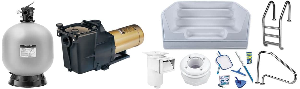 complete inground pool equipment packages
