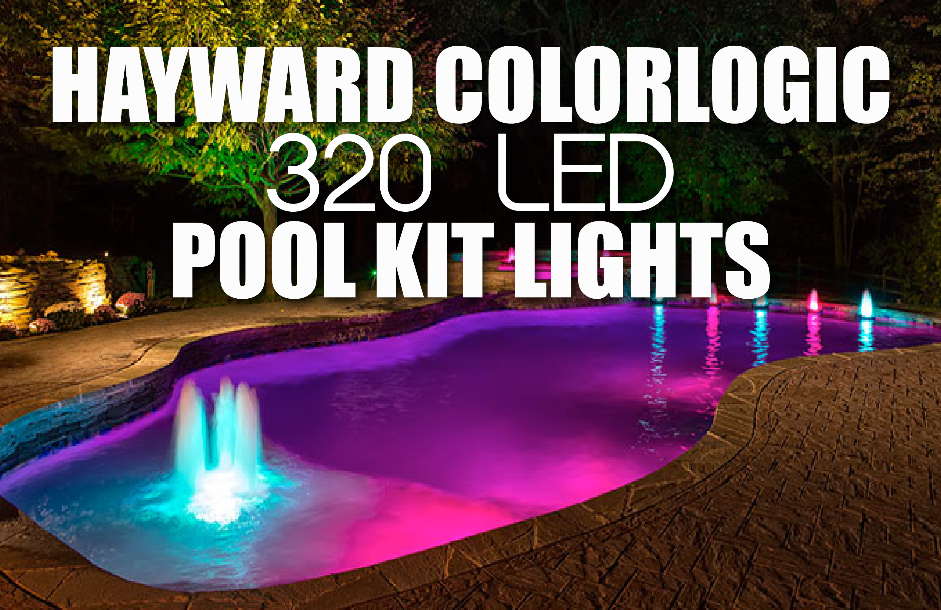 Hayward Colorlogic Led In Ground Swimming Pool Kit Light Shelly Lighting