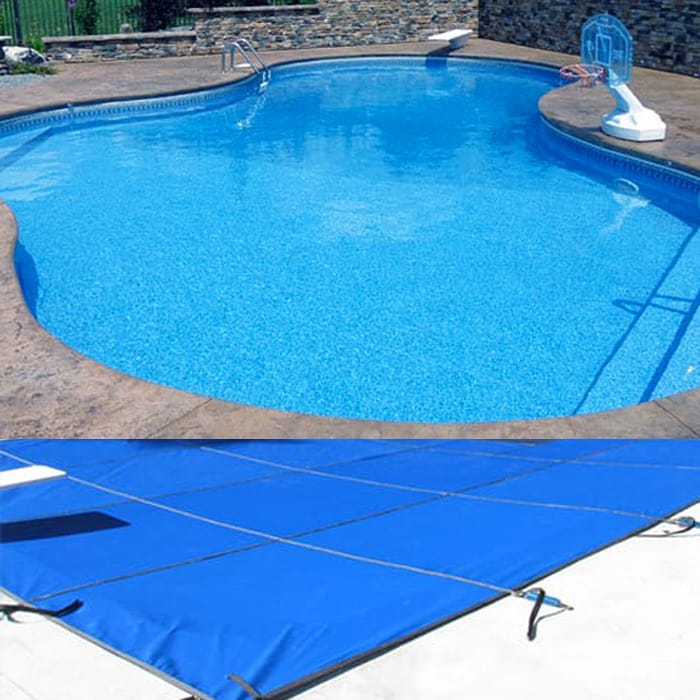 18' x 36' Rectangle In Ground Swimming Pool Winter Cover 10 Year Warranty