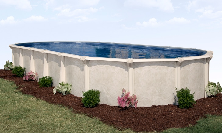 16' x 32' Oval 52" Deep Century Above Ground Pool Package
