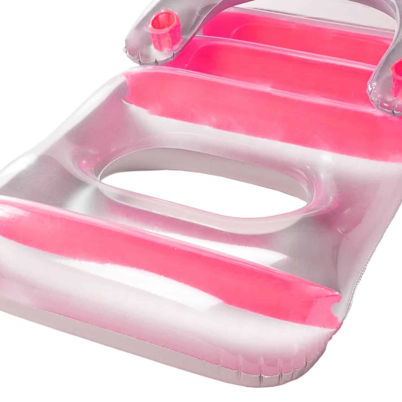 Swimline Deluxe Lounge Chair Colors May Vary Pink or Blue 