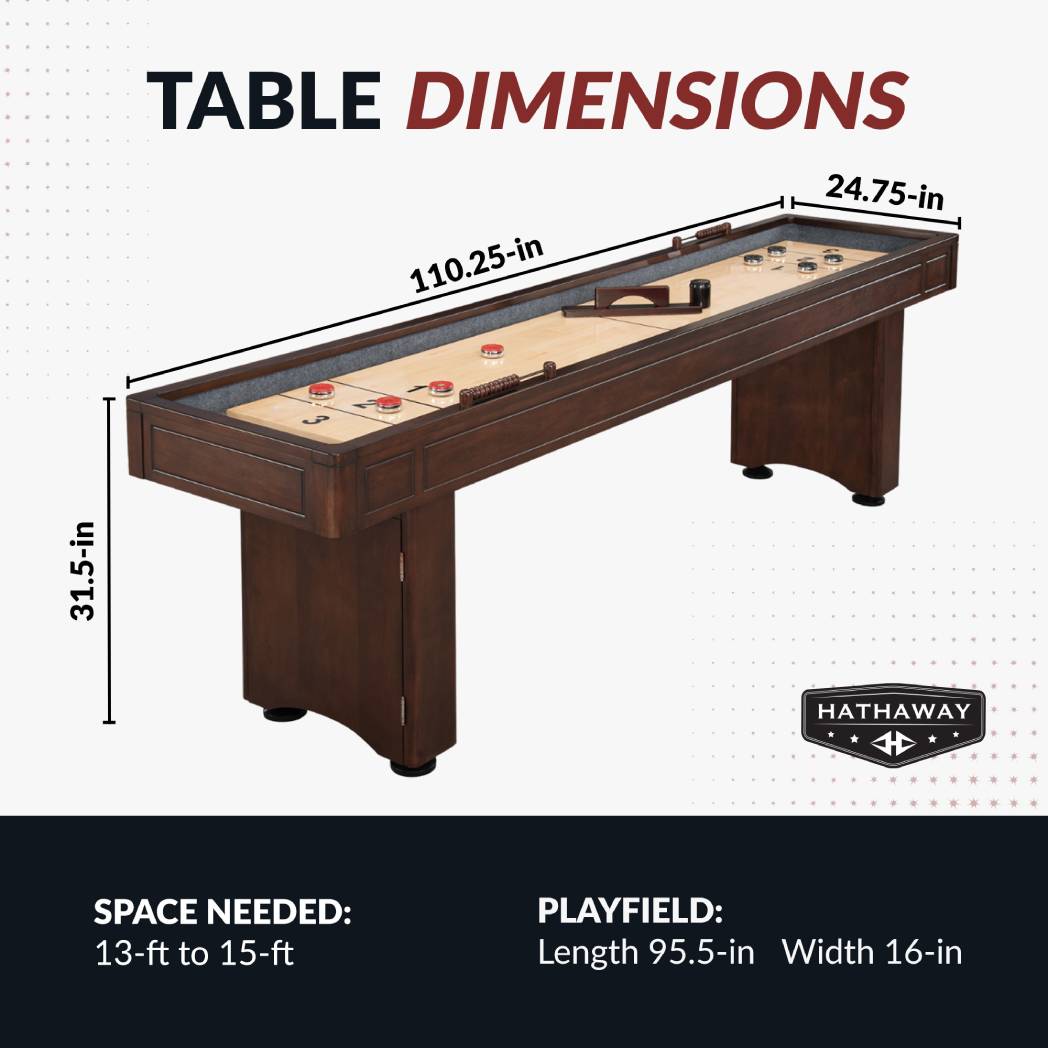Austin 9 Ft. Shuffleboard Table - Pool Warehouse