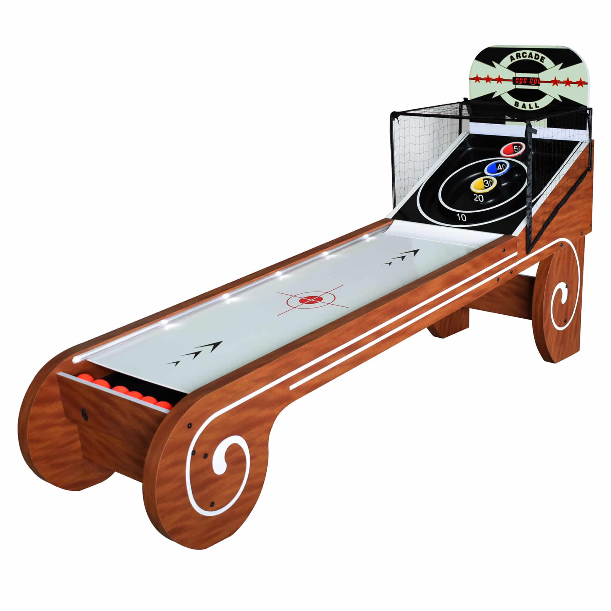 Hot Shot 8 Ft Arcade SkeeBall Table Pool Warehouse