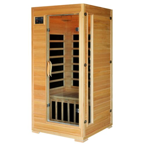 Buena Vista 1-2 Person Hemlock Infrared Sauna with Carbon Heaters