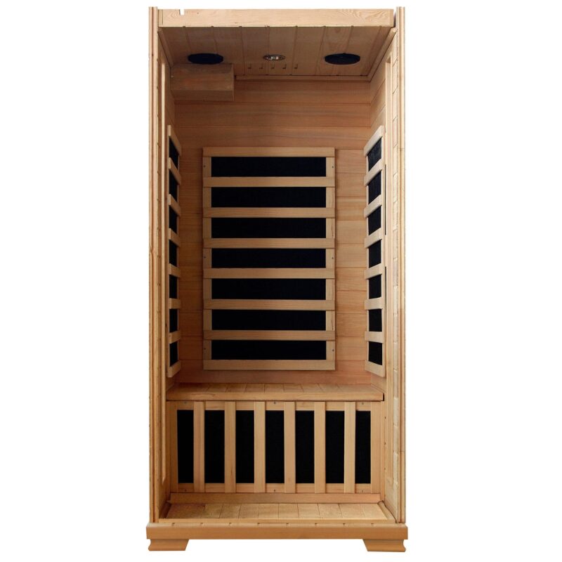 Buena Vista 1-2 Person Hemlock Infrared Sauna with Carbon Heaters