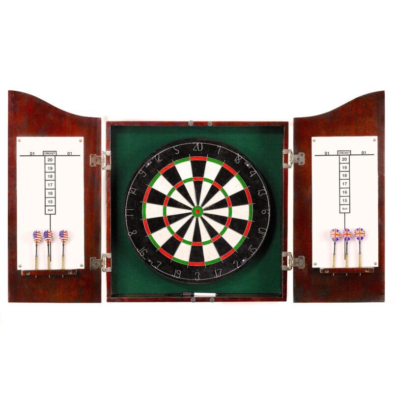 Centerpoint Solid Wood Dartboard and Cabinet Set