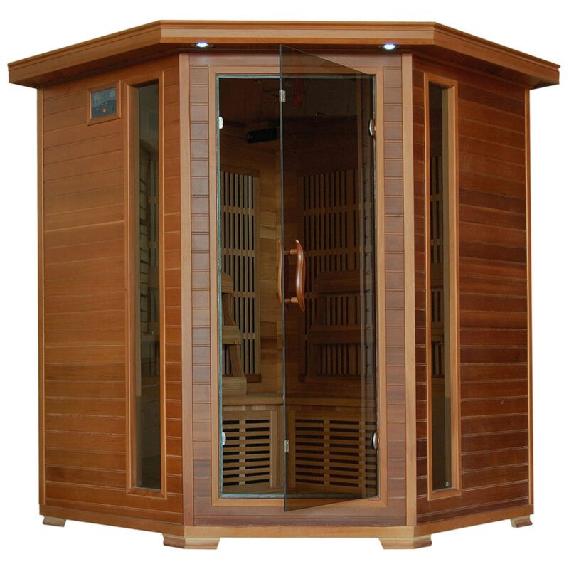 Whistler 4-Person Cedar Corner Infrared Sauna