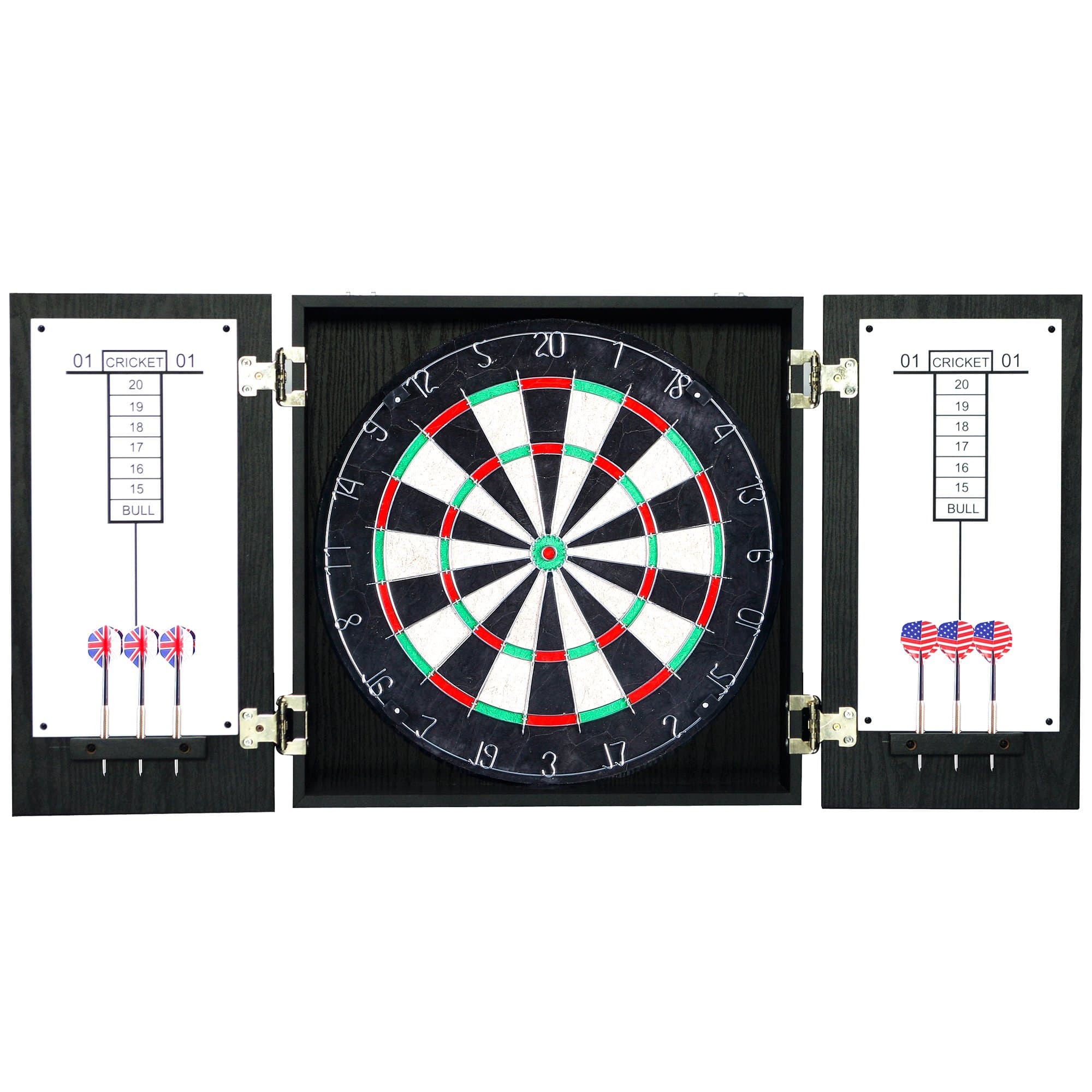 dartboard cabinet set