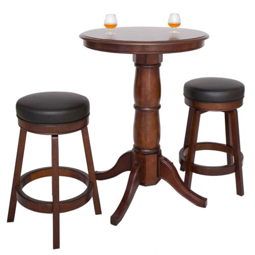 Oxford 3 Piece Hardwood Pub Table Set
