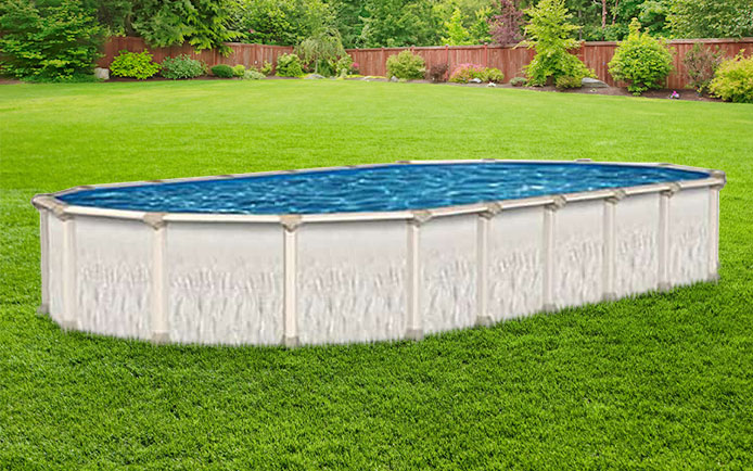 15' x 30' Oval 52" Deep Ohana Above Ground Pool Kit