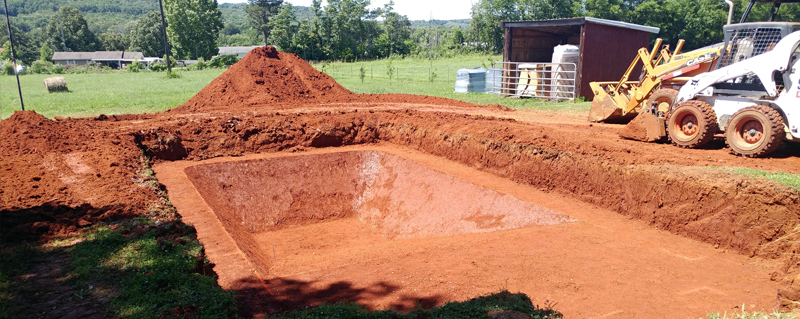 pool digging company