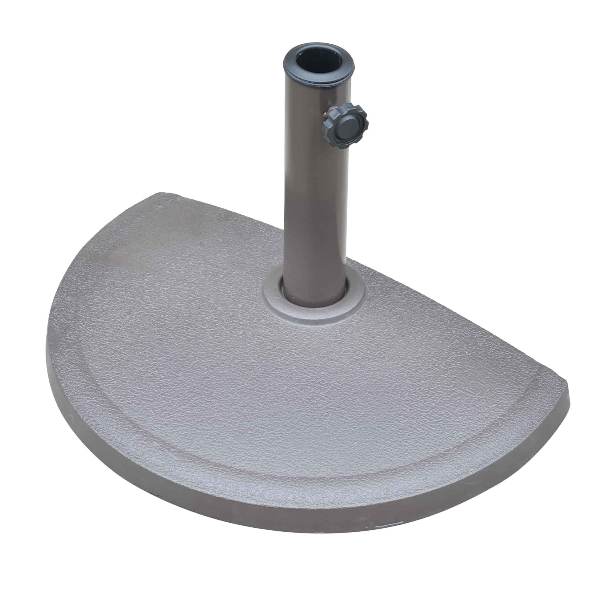 20 lb Resin Half Round Umbrella Base Pool Warehouse