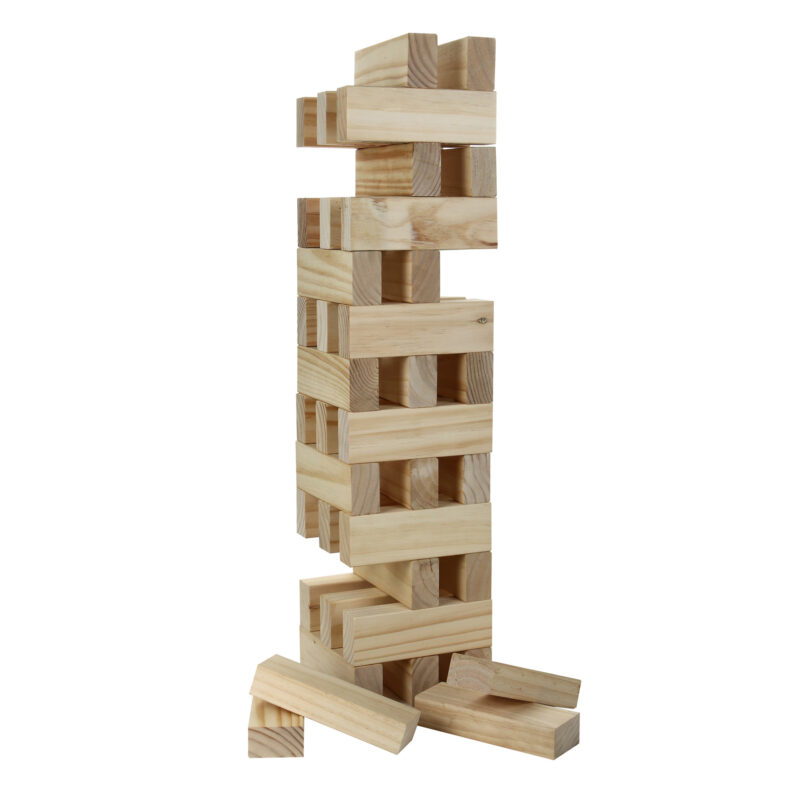 Block Out Wood Toppling Tower Stacking Game