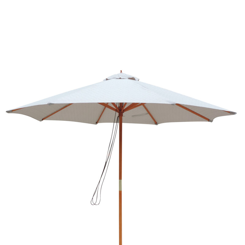 Tranquility 9-ft Hardwood Market Umbrella in Olefin