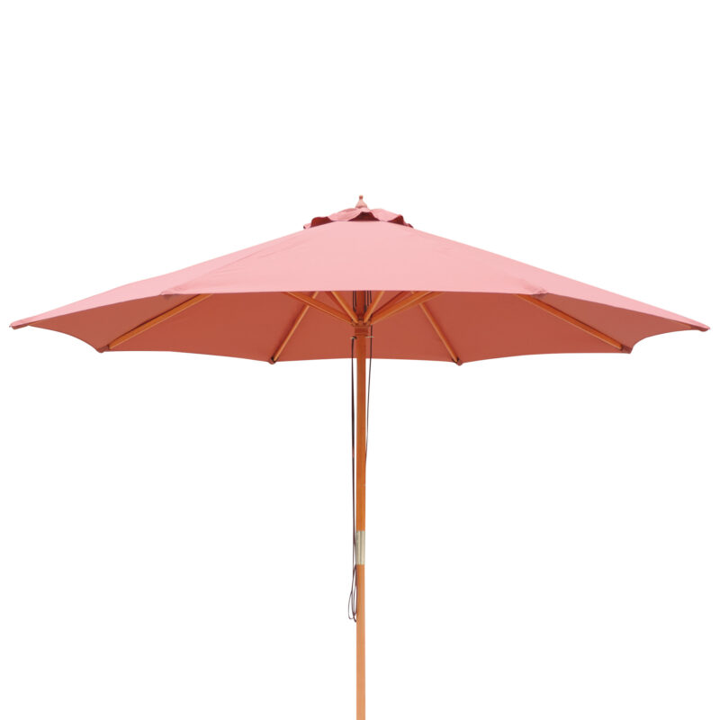 Tranquility 9-ft Hardwood Market Umbrella in Olefin