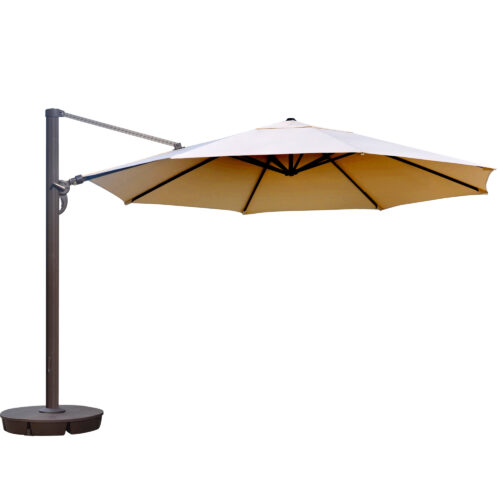 Victoria 13-ft Octagonal Cantilever Patio Umbrella in Sunbrella Acrylic