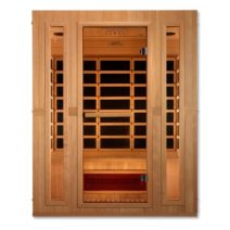 Trinity Dual Tech 3 person Low EMF FAR Infrared Hemlock Sauna