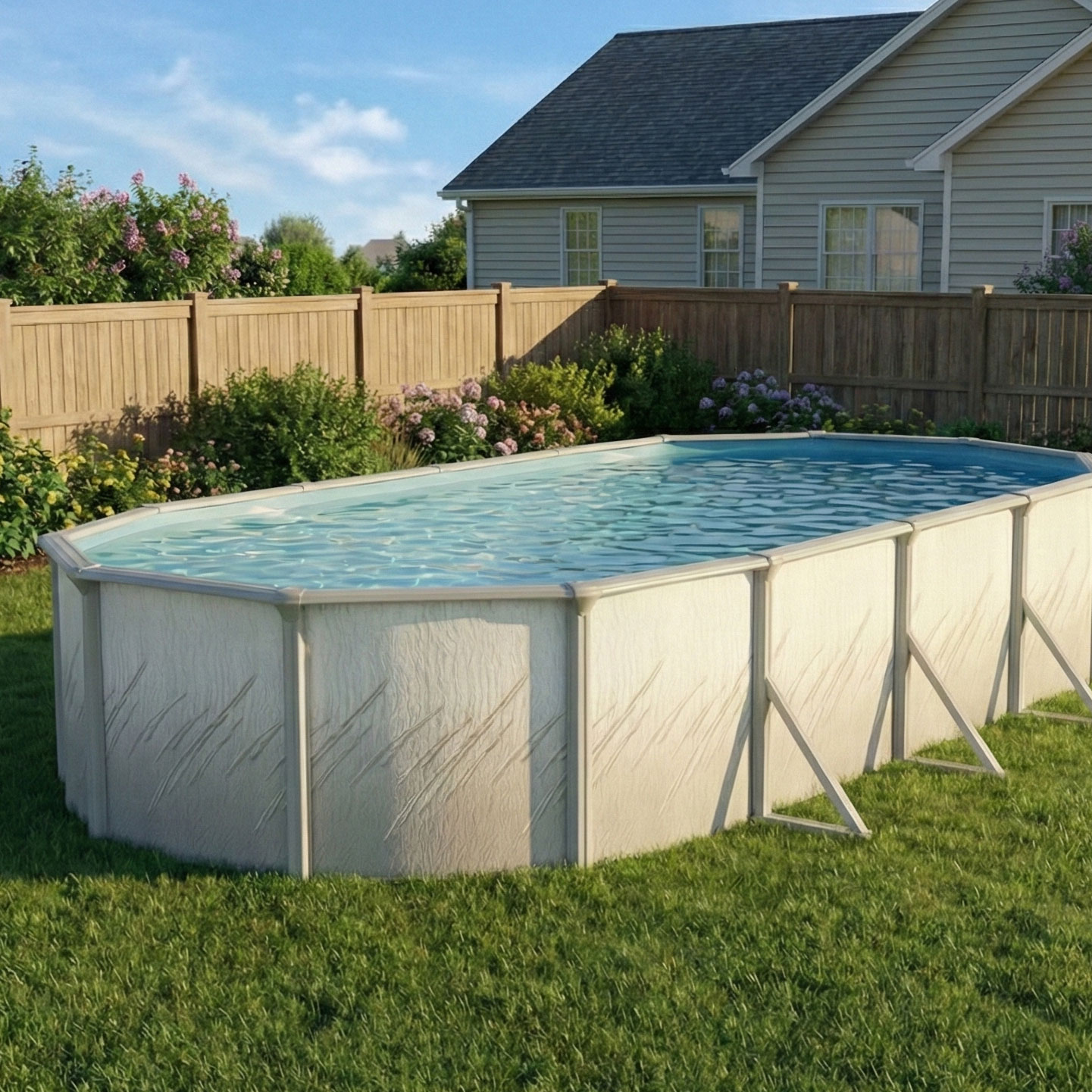 15' x 30' Oval 52" Deep Pretium Above Ground Pool Kit - Image 5