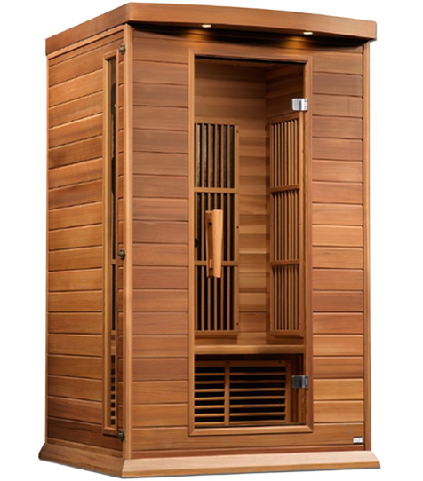 Maxxus 2-Person Low EMF FAR Infrared Sauna Red Cedar