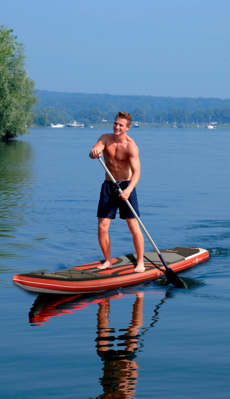 Pro 6 Black-Red Tour Inflatable Stand-Up Paddle Board