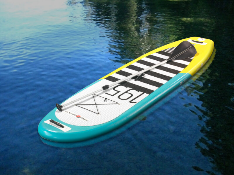 Pro 6 Blue-Yellow Inflatable Stand-Up Paddle Board