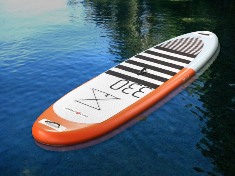 Pro 6 Orange-Foam Inflatable Stand-Up Paddle Board