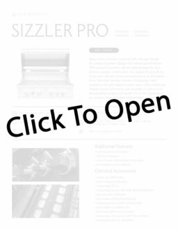 Sizzler PRO Built-In Grill Sales Sheet