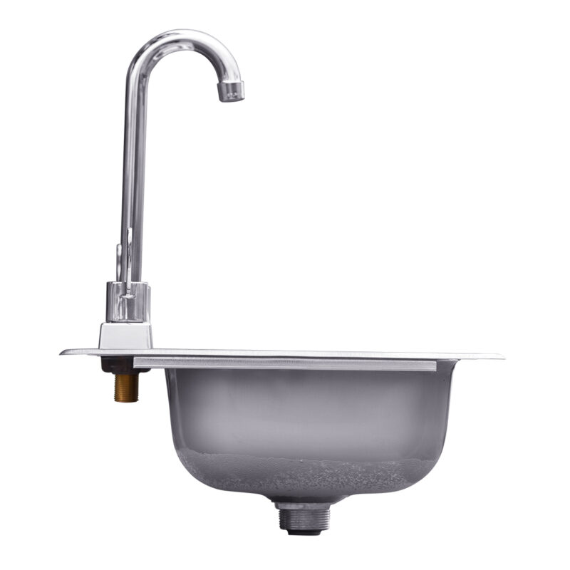 Summerset 15 Stainless Steel Drop-In Sink with Faucet
