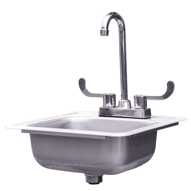 Summerset 15 Stainless Steel Drop-In Sink with Faucet