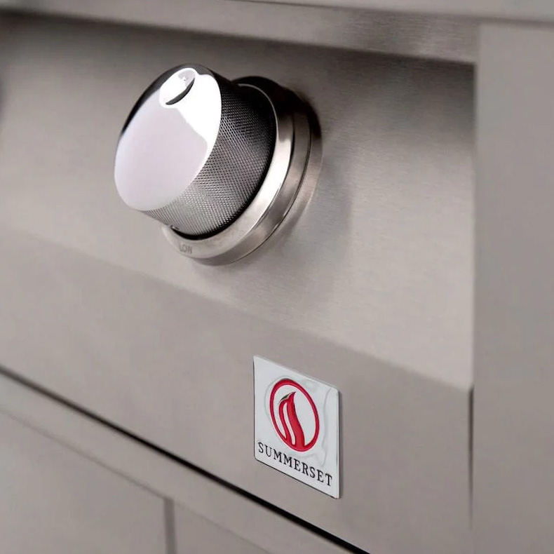 Summerset 2Burner 30 Inch Resort Freestanding Grill Temp Knobs