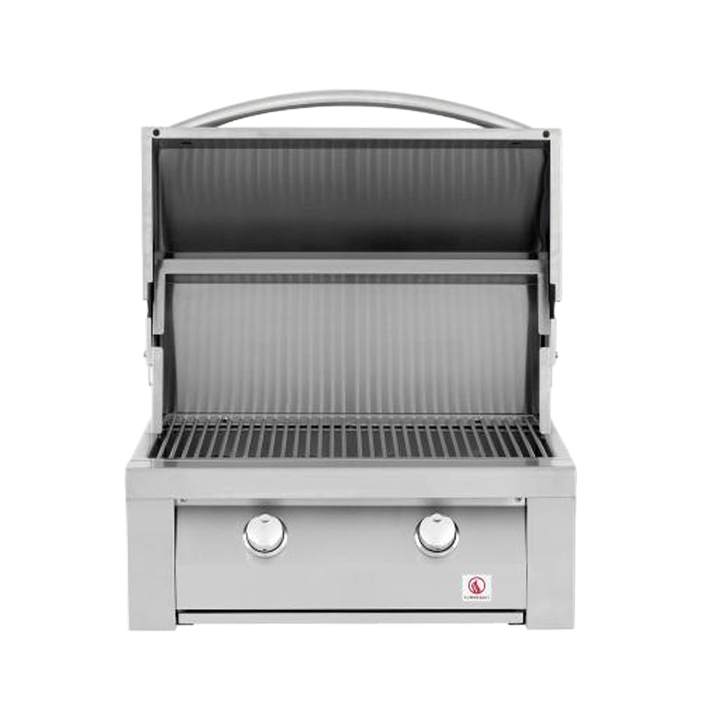 Summerset 2Burner 30Inch Resort BuiltIn Grill Open Hood