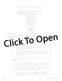 Summerset Quest User Manual PDF