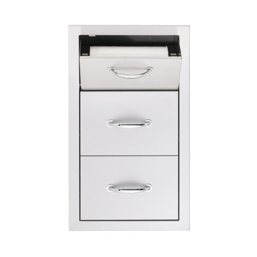 Summerset 2-Drawer and Paper Towel Holder Combo