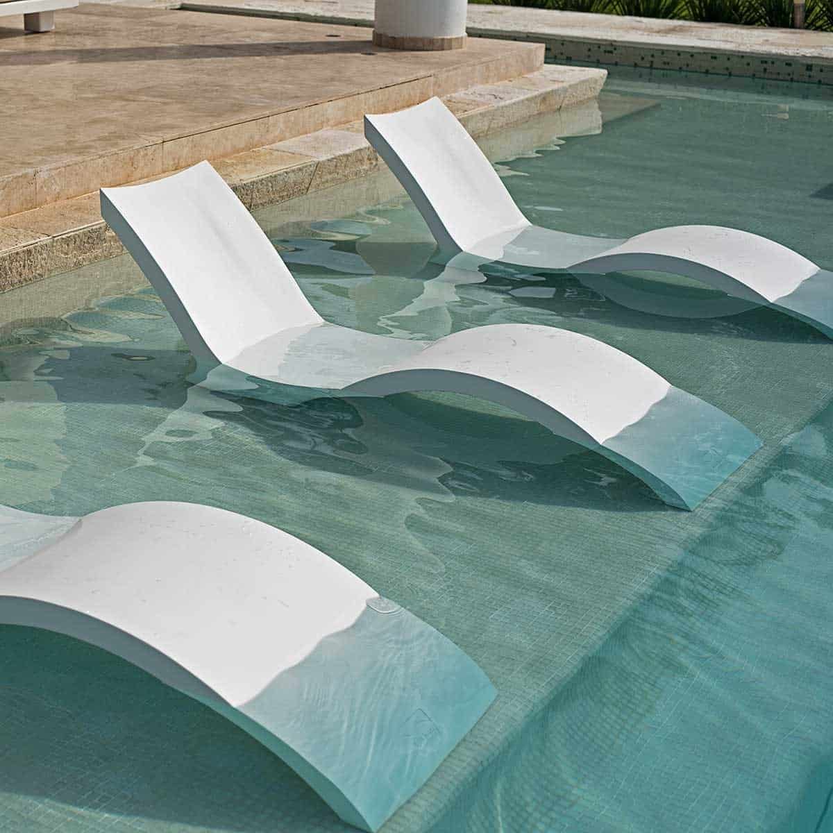 Ledge  lounger, Pool chaise, Outdoor chaise lounge