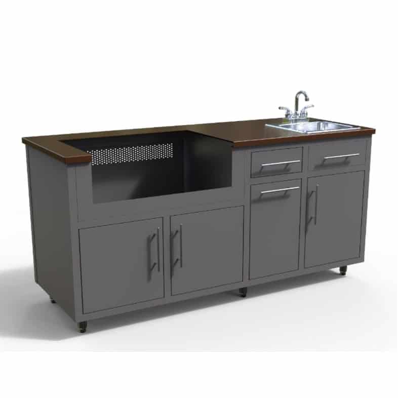 Challenger Designs 67 25 Coastal Built In Grill Outdoor Kitchen