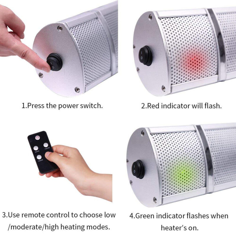 Genesis Series Outdoor Infrared Patio Heater by RADtec