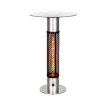 RADTec Glass Square Top Bistro Table Heater