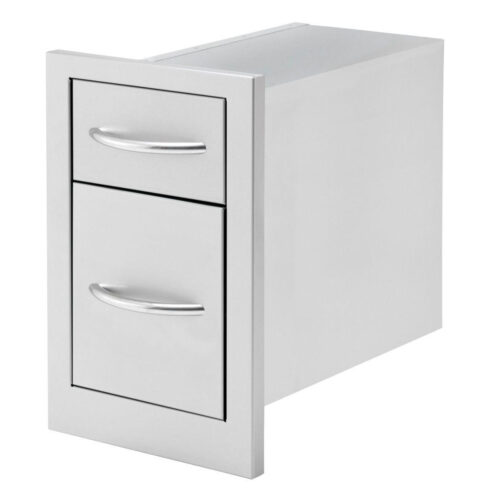 Cal Flame 2 Drawer Storage Deep Drawer