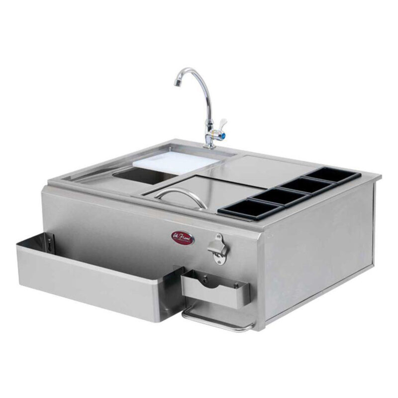 Cal Flame 30" Built-In Bar Center with Sink