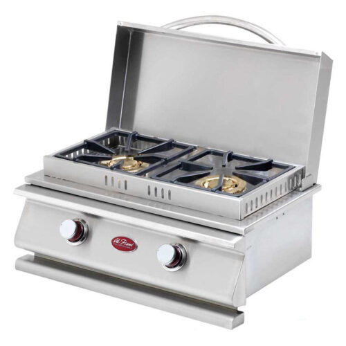 Cal Flame Deluxe Drop-In Side by Side Double Burner