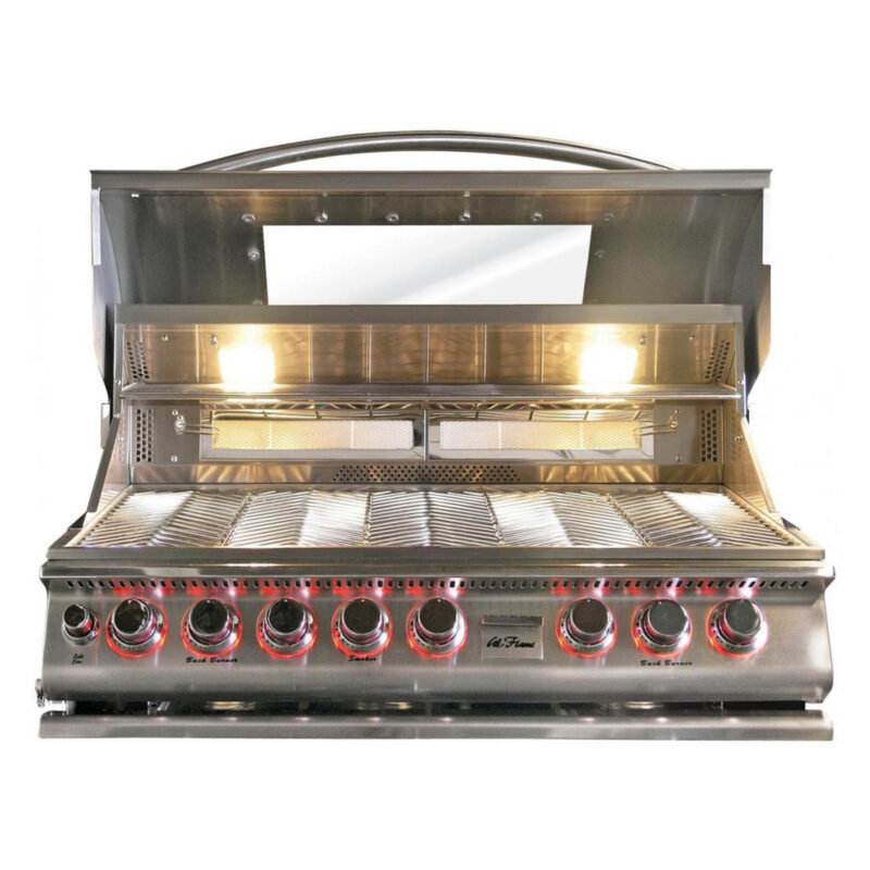 Cal Flame TOP GUN Built-In 5 Burner Convection BBQ Grill