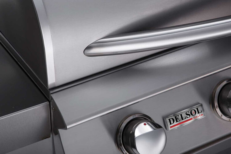 Delsol Delta 25-Inch 3-Burner Built-In Gas Grill