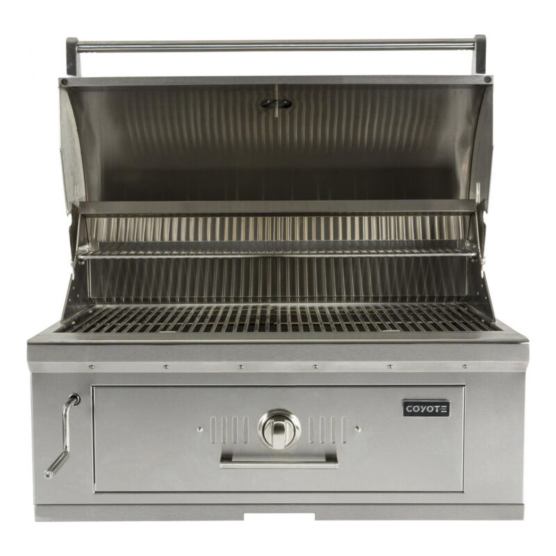 Coyote 36-inch Built-in Stainless Steel Charcoal Grill