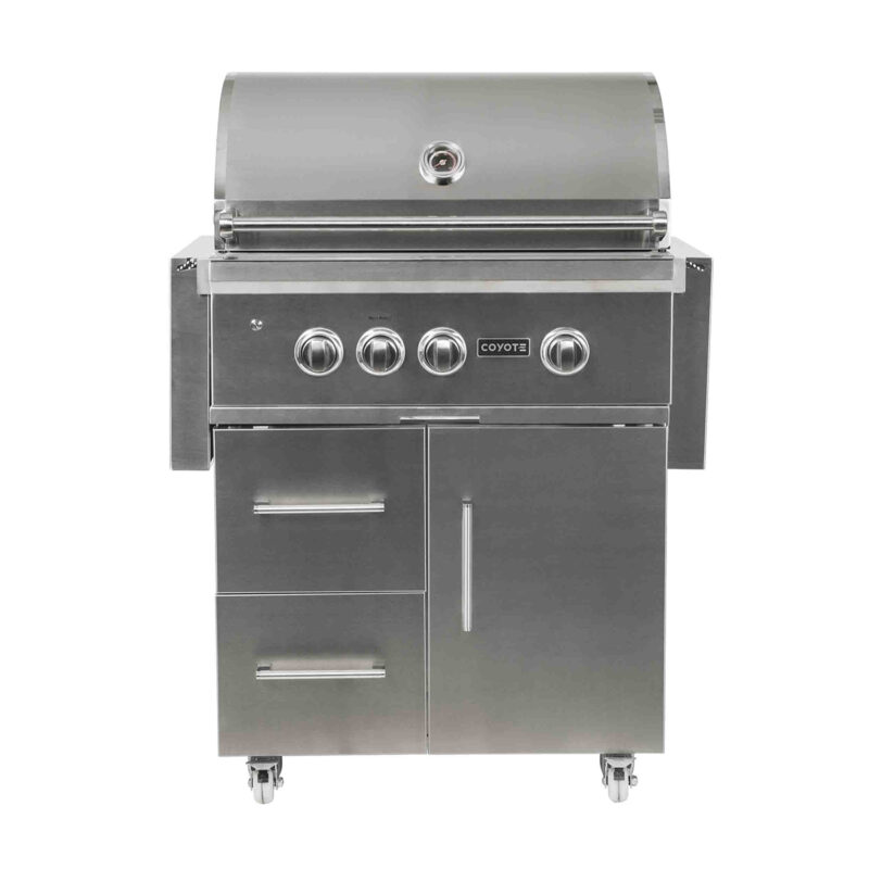 Coyote S-Series 30-Inch 3-Burner Freestanding Gas Grill