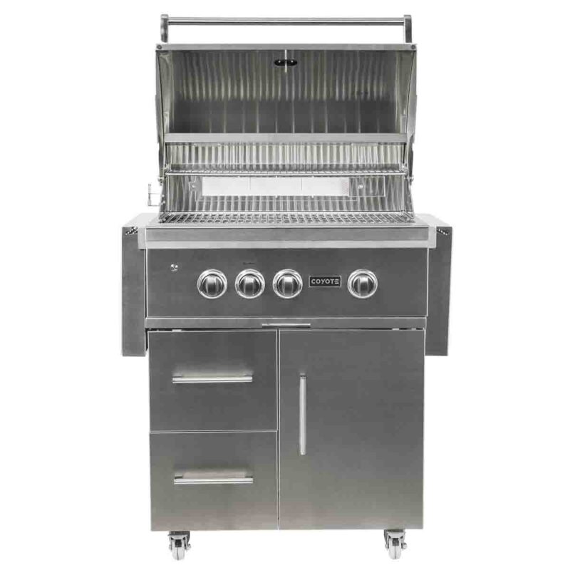 Coyote S-Series 30-Inch 3-Burner Freestanding Gas Grill