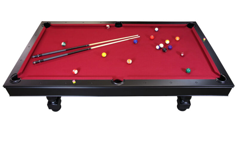Red-Pool-Table