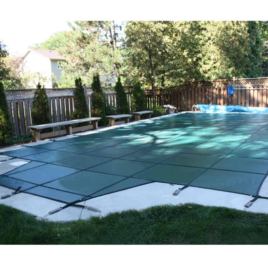 16 x 36 King Light Weight Solid Safety Pool Cover with 20 Yr Warranty