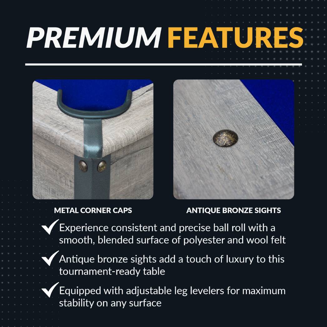 Logan 7-ft 3 in 1 Pool Table w/ Benches - Pool Warehouse