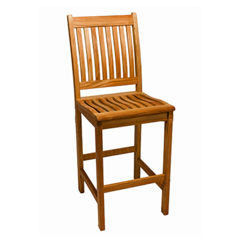 Royal Teak Collection High Back Bar Chair